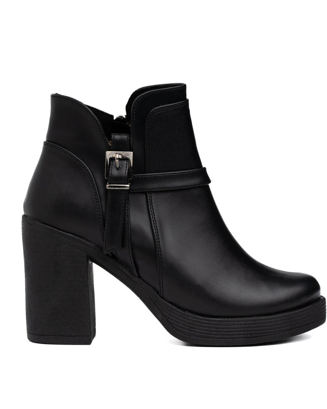 Botines Normelia - Negro - Tienda Nébula