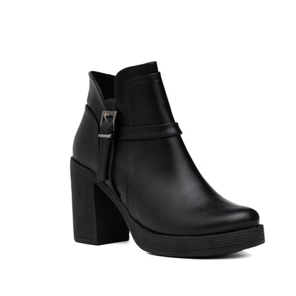 Botines Normelia - Negro - Tienda Nébula
