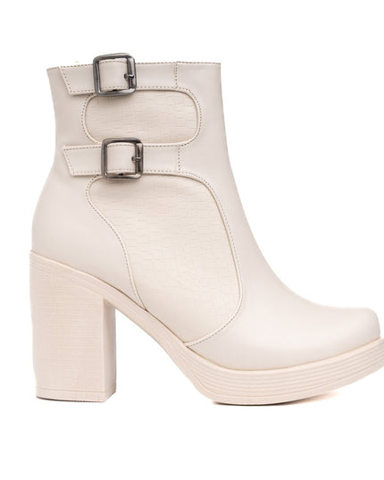 Botines Rozberith - Nude - Tienda Nébula