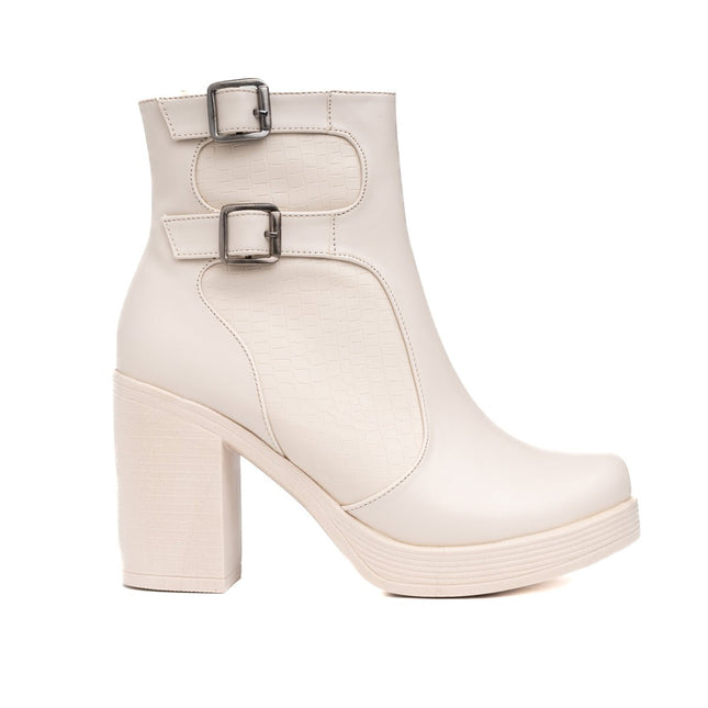 Botines Rozberith - Nude - Tienda Nébula