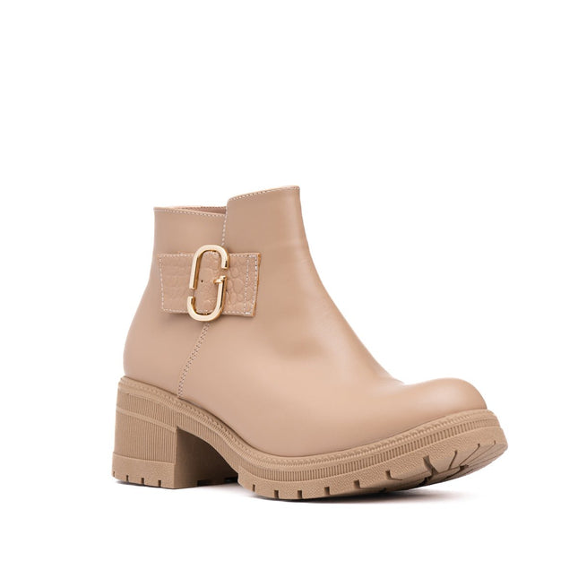 Botines Sylvana - Beige - Tienda Nébula