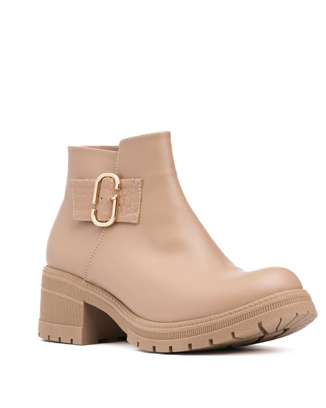 Botines Sylvana - Beige - Tienda Nébula