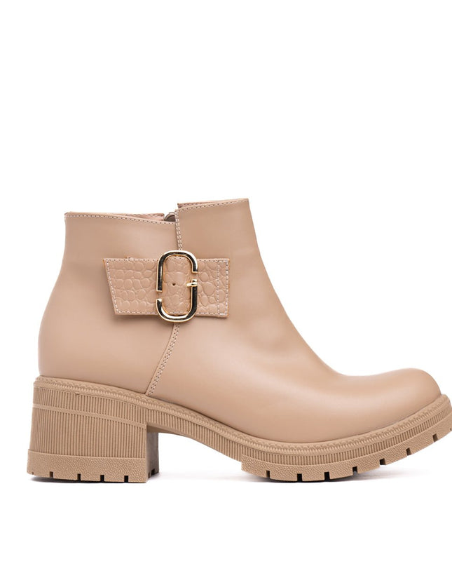 Botines Sylvana - Beige - Tienda Nébula