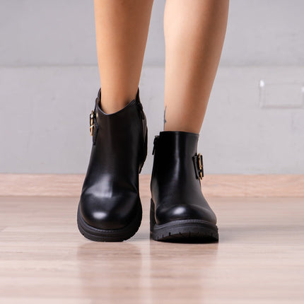 Botines Sylvana - Negro - Tienda Nébula
