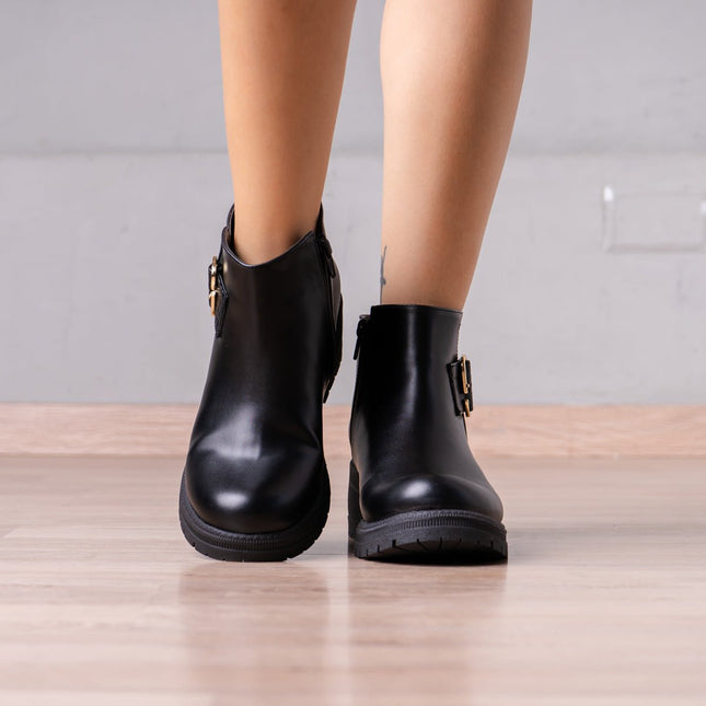 Botines Sylvana - Negro - Tienda Nébula