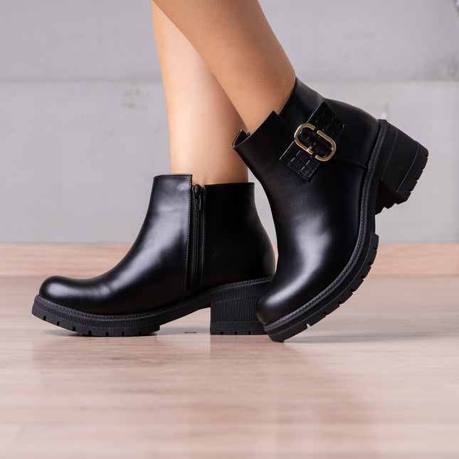 Botines Sylvana - Negro - Tienda Nébula