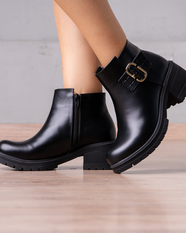 Botines Sylvana - Negro - Tienda Nébula