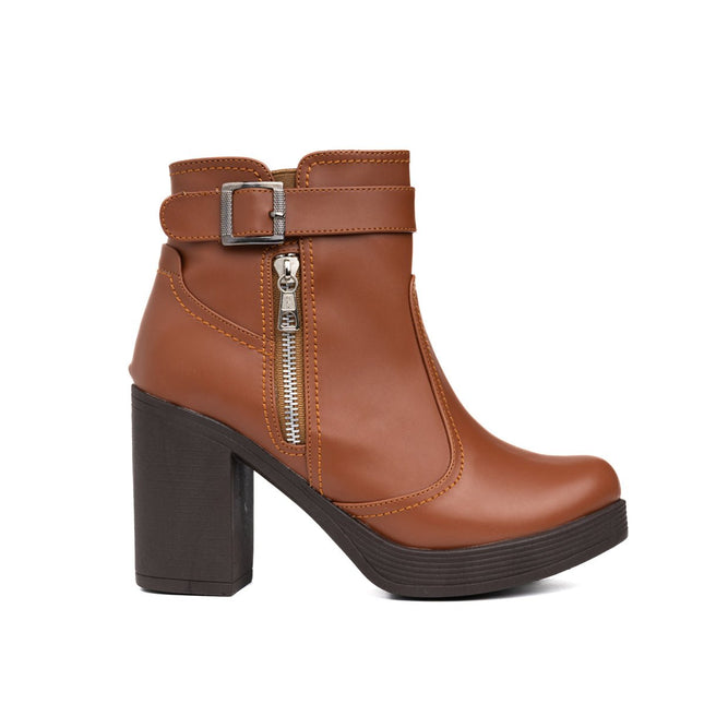 Botines Veata - Camel - Tienda Nébula