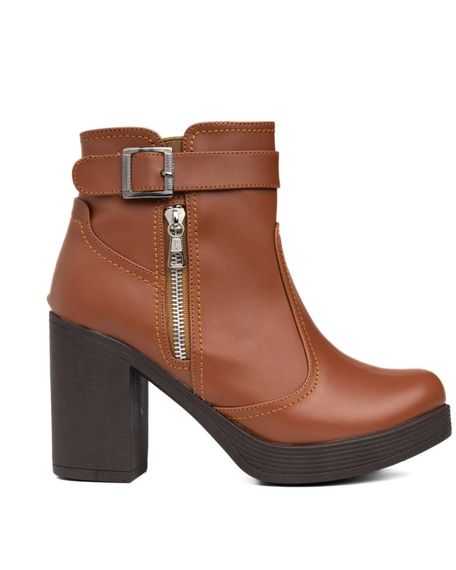 Botines Veata - Camel - Tienda Nébula