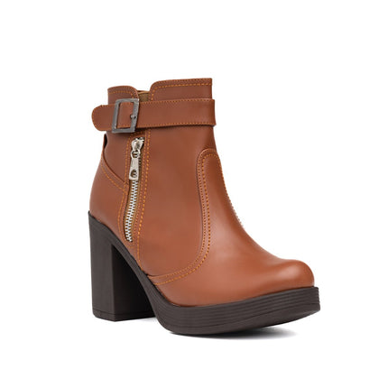 Botines Veata - Camel - Tienda Nébula