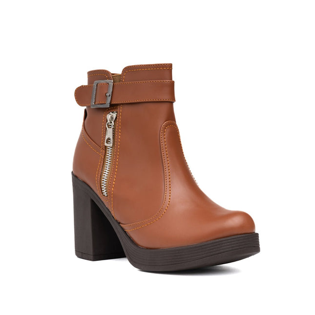 Botines Veata - Camel - Tienda Nébula