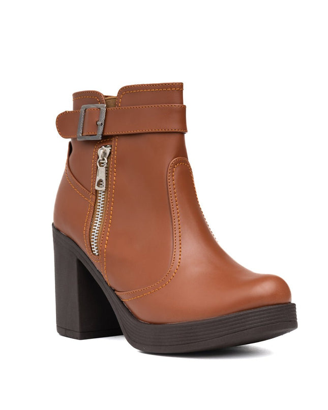 Botines Veata - Camel - Tienda Nébula