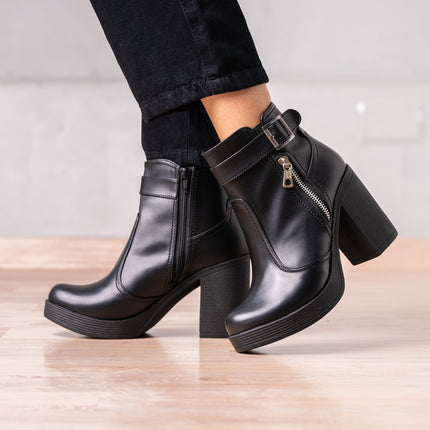 Botines Veata - Negro - Tienda Nébula
