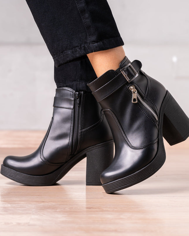 Botines Veata - Negro - Tienda Nébula