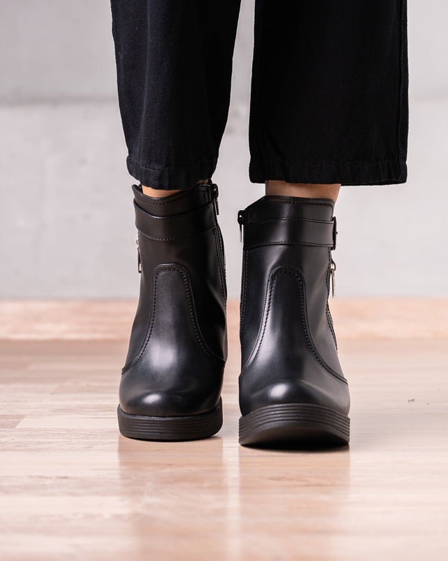Botines Veata - Negro - Tienda Nébula