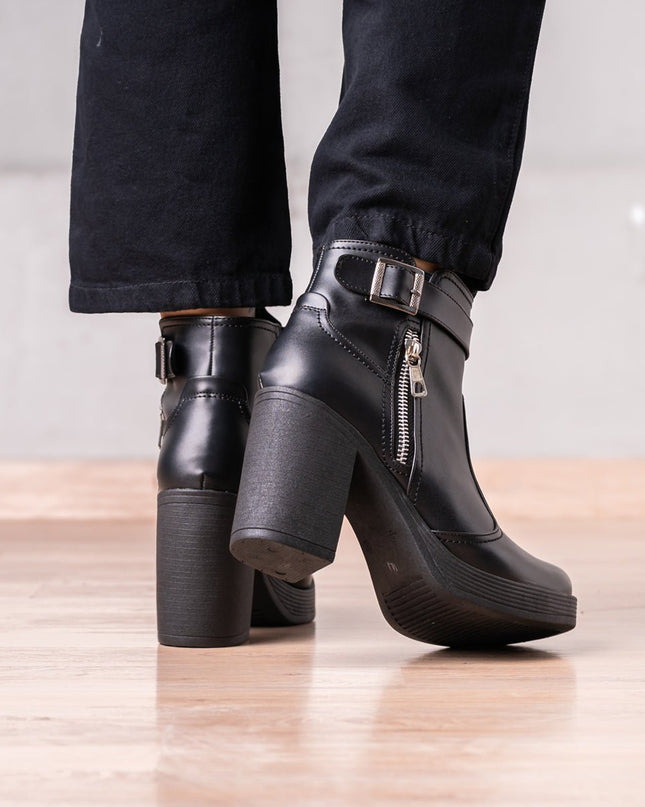 Botines Veata - Negro - Tienda Nébula