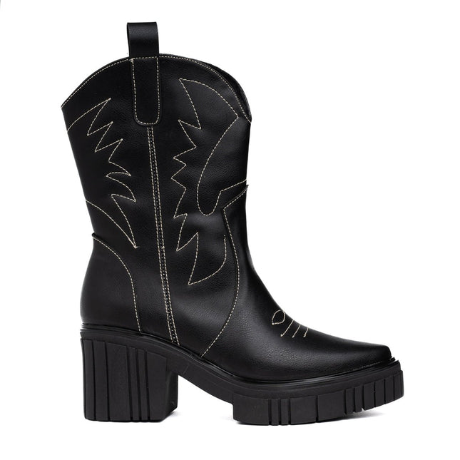 Botines West Coast - Negro - Tienda Nébula