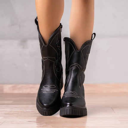 Botines West Coast - Negro - Tienda Nébula