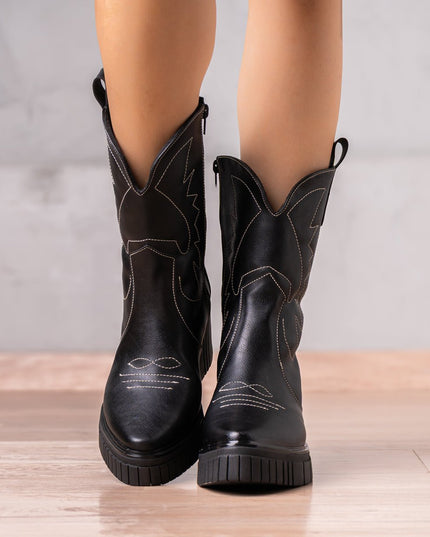 Botines West Coast - Negro - Tienda Nébula