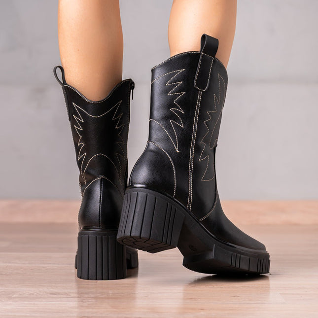 Botines West Coast - Negro - Tienda Nébula