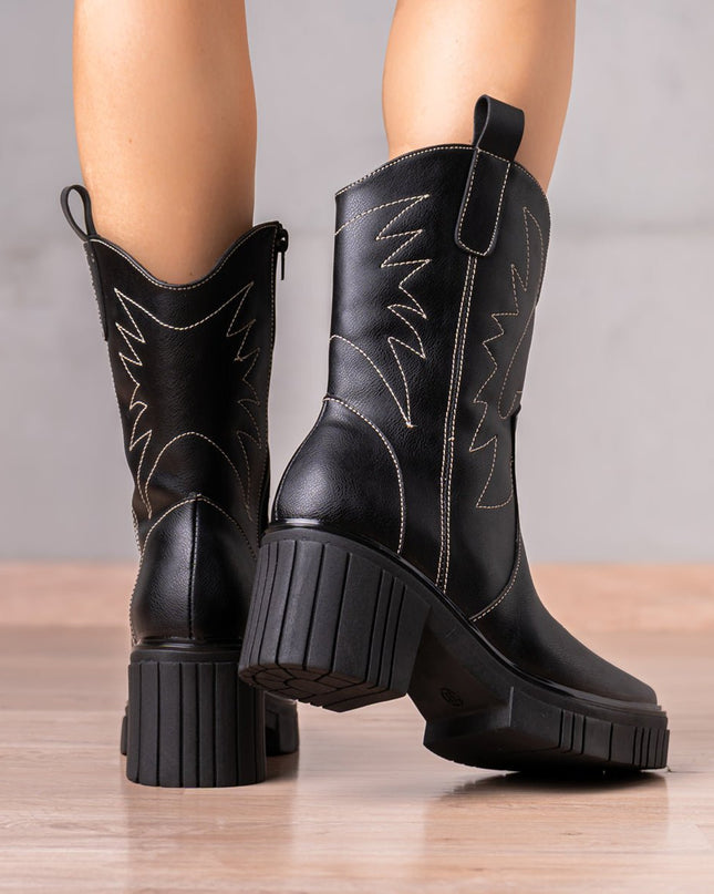 Botines West Coast - Negro - Tienda Nébula