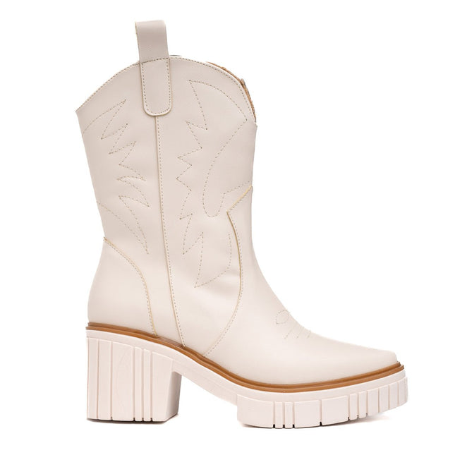 Botines West Coast - Nude - Tienda Nébula