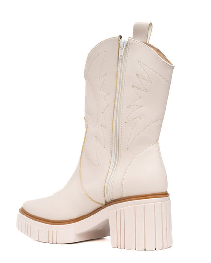 Botines West Coast - Nude - Tienda Nébula