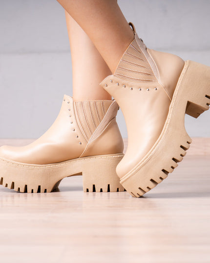 Botines Xyla - Beige - Tienda Nébula