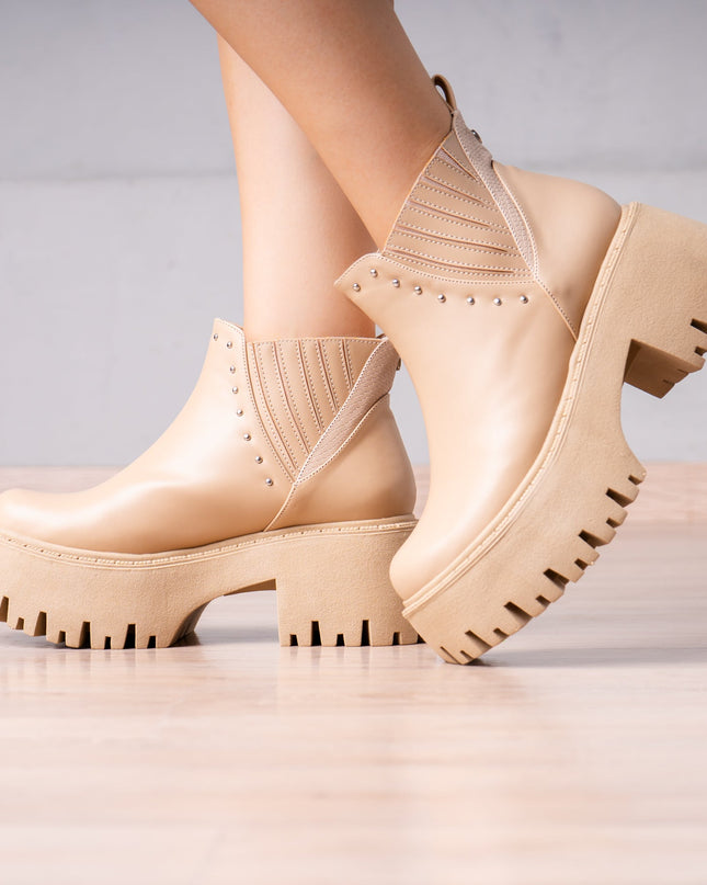 Botines Xyla - Beige - Tienda Nébula
