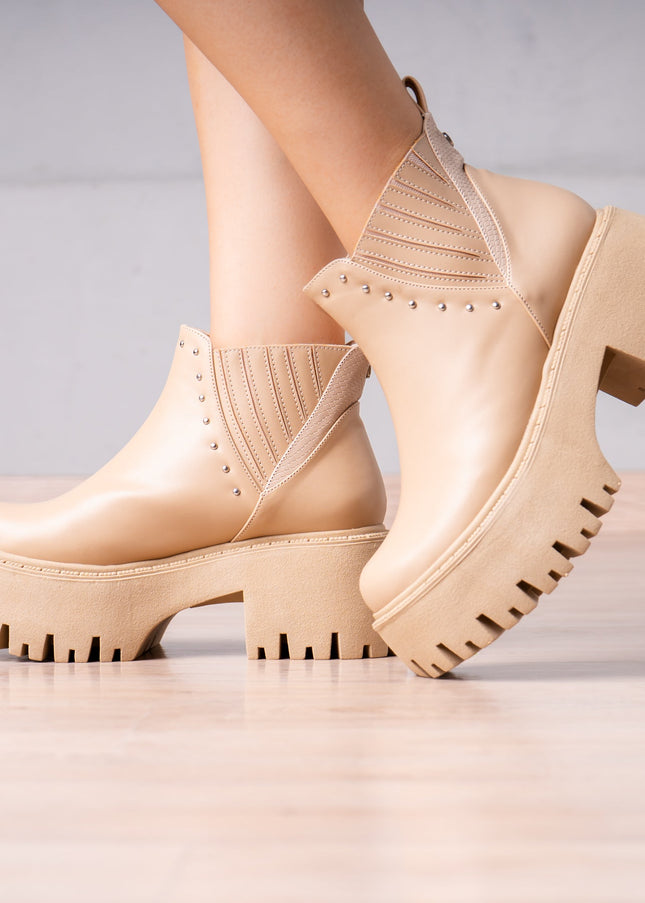 Botines Xyla - Beige - Tienda Nébula