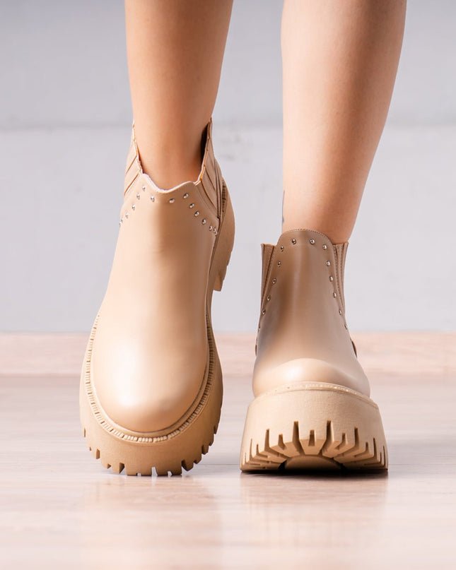Botines Xyla - Beige - Tienda Nébula