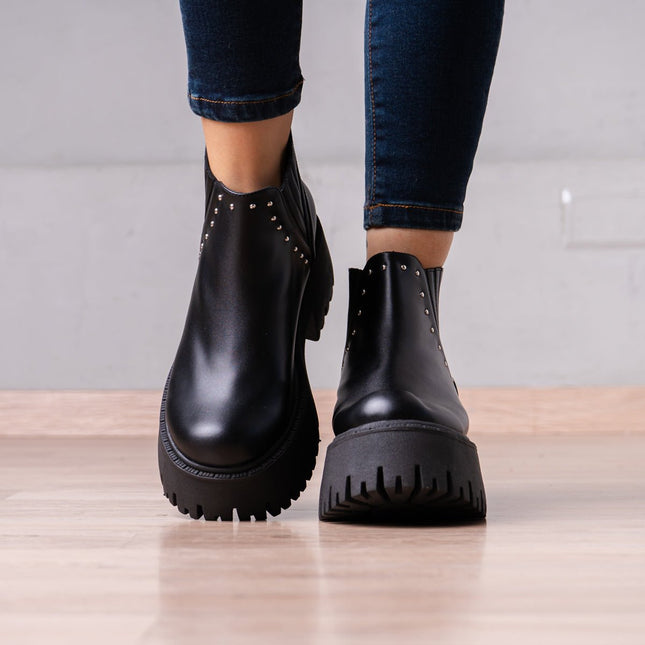 Botines Xyla - Negro - Tienda Nébula