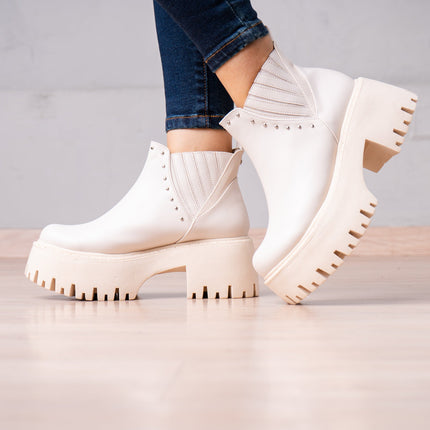Botines Xyla - Nude - Tienda Nébula