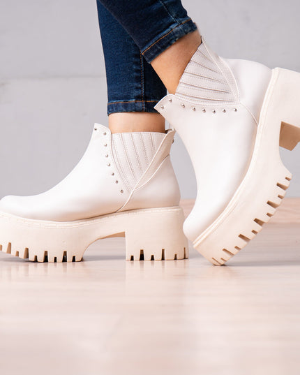 Botines Xyla - Nude - Tienda Nébula