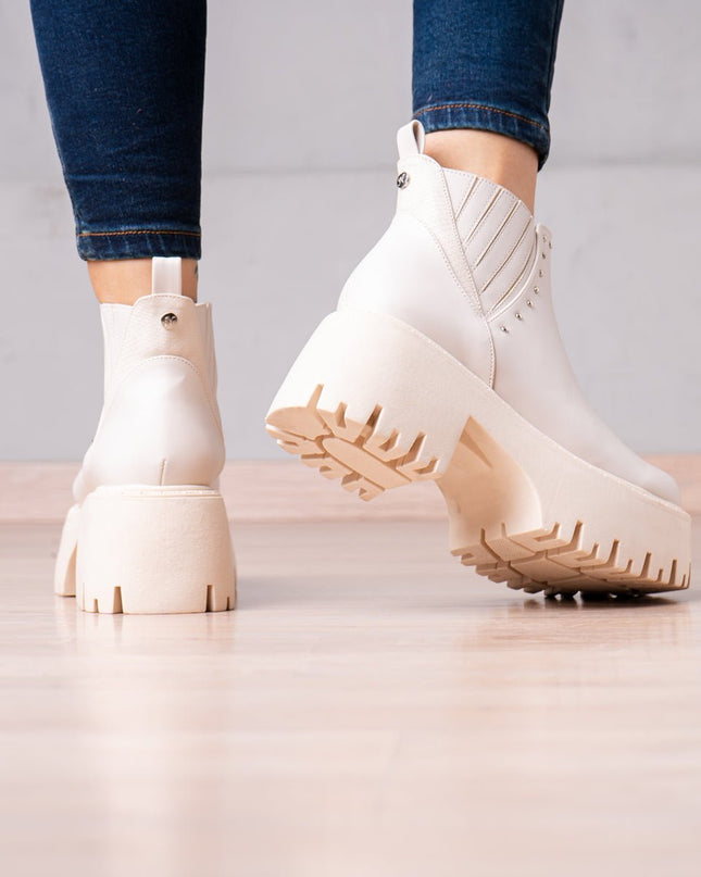 Botines Xyla - Nude - Tienda Nébula