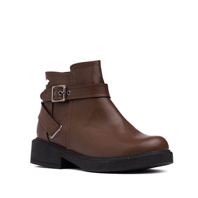Botines Yanina - Marrón - Tienda Nébula