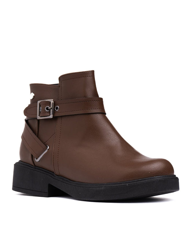 Botines Yanina - Marrón - Tienda Nébula