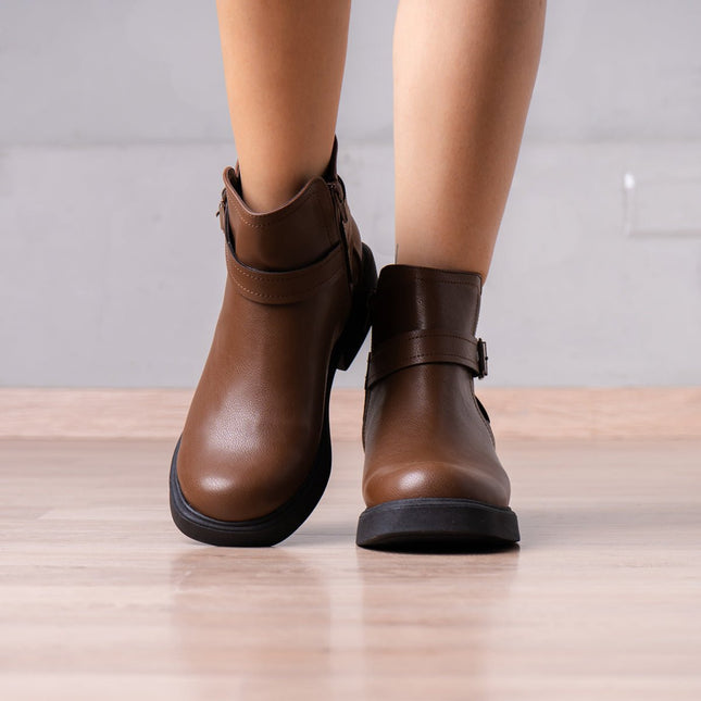 Botines Yanina - Marrón - Tienda Nébula