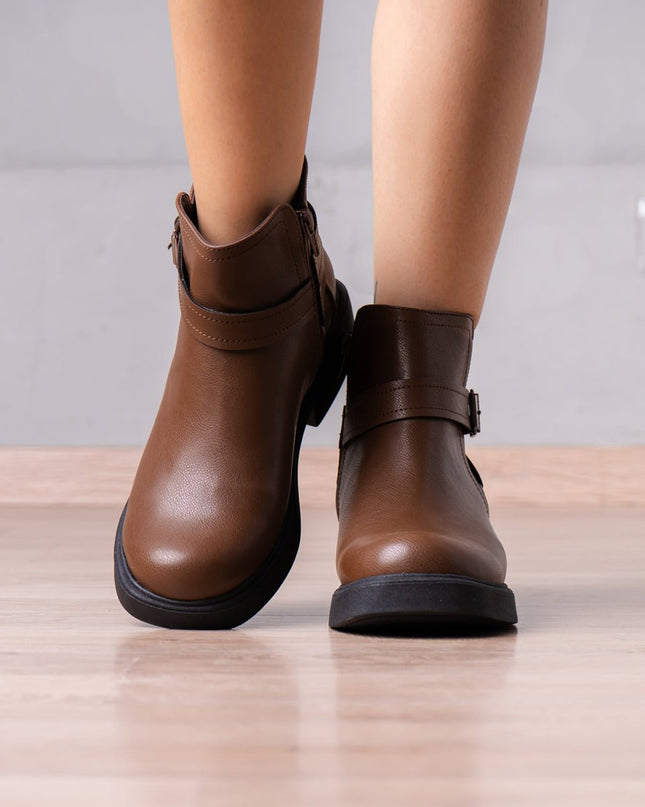 Botines Yanina - Marrón - Tienda Nébula