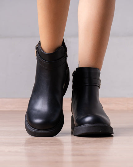 Botines Yanina - Negro - Tienda Nébula