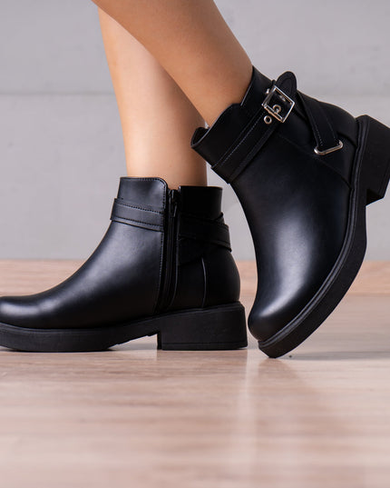 Botines Yanina - Negro - Tienda Nébula
