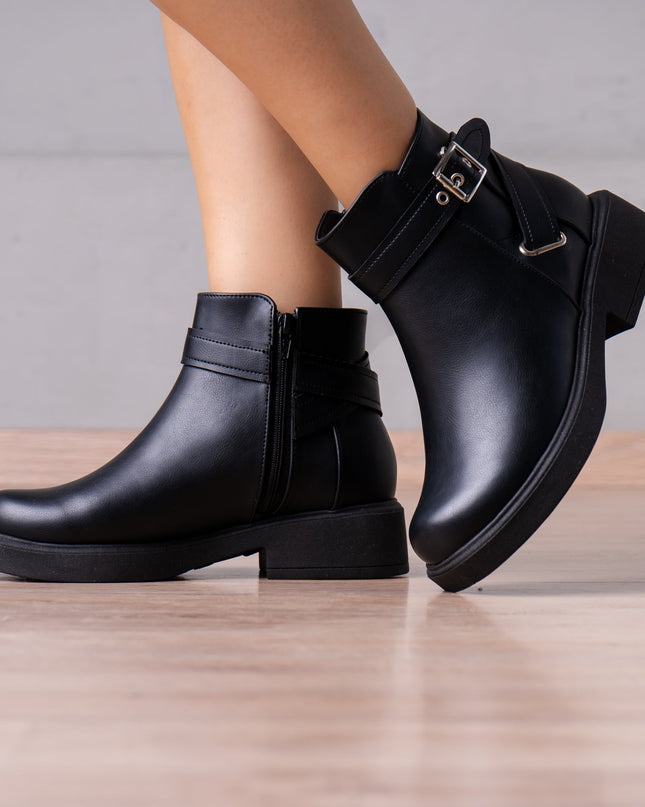 Botines Yanina - Negro - Tienda Nébula