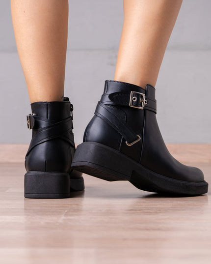 Botines Yanina - Negro - Tienda Nébula