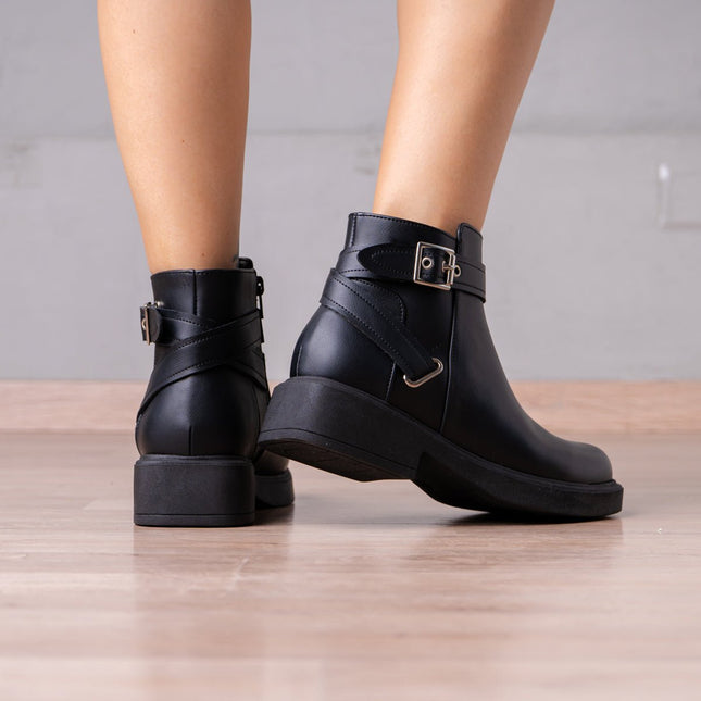 Botines Yanina - Negro - Tienda Nébula