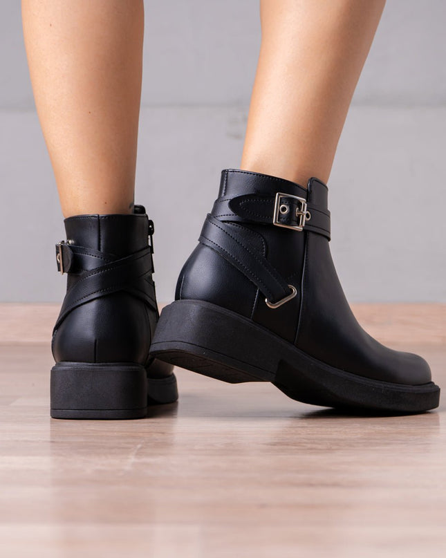 Botines Yanina - Negro - Tienda Nébula