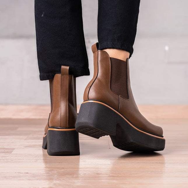 Botines Yuziba - Marrón - Tienda Nébula
