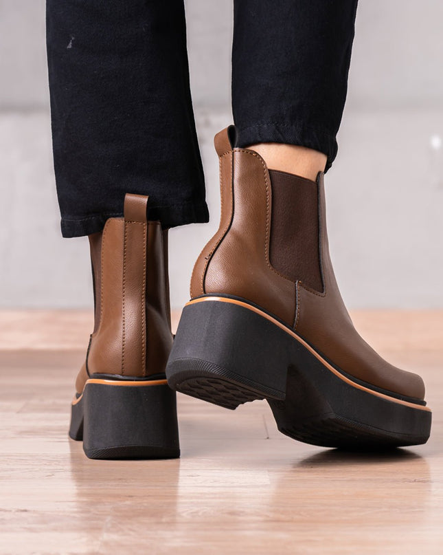 Botines Yuziba - Marrón - Tienda Nébula