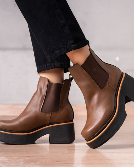 Botines Yuziba - Marrón - Tienda Nébula