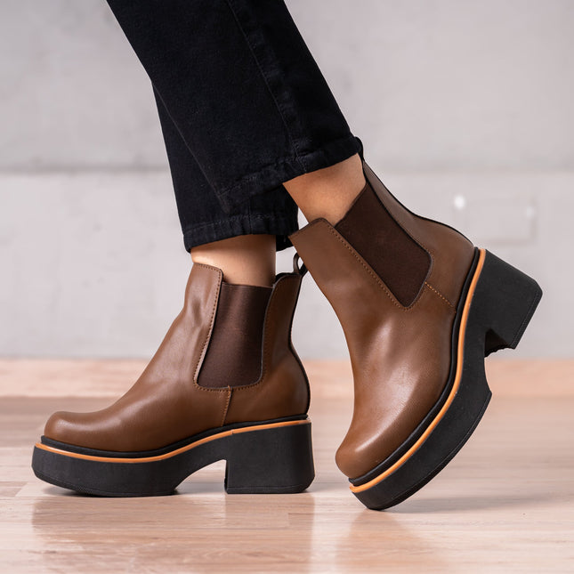 Botines Yuziba - Marrón - Tienda Nébula