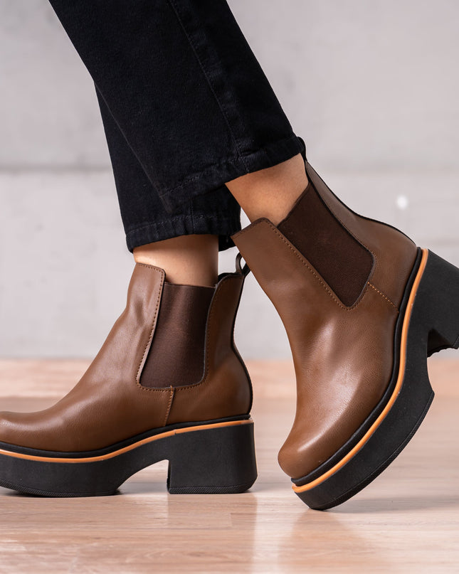 Botines Yuziba - Marrón - Tienda Nébula